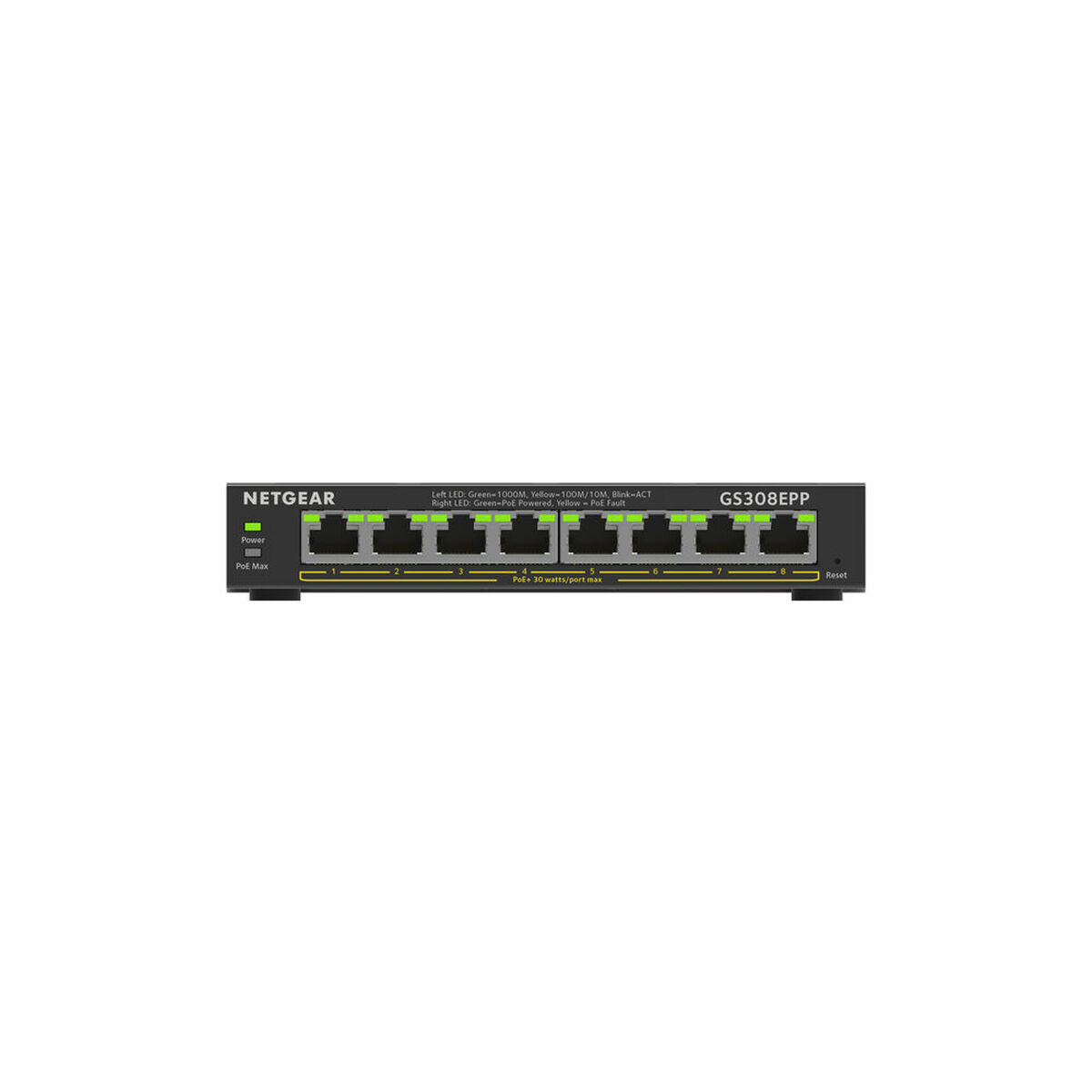 Kytkin Netgear GS308EPP-100PES RJ-45